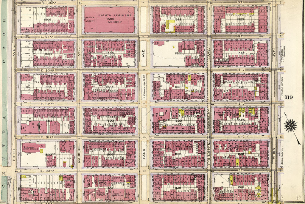 Detail of Part of Section 5: New York by Anonymous