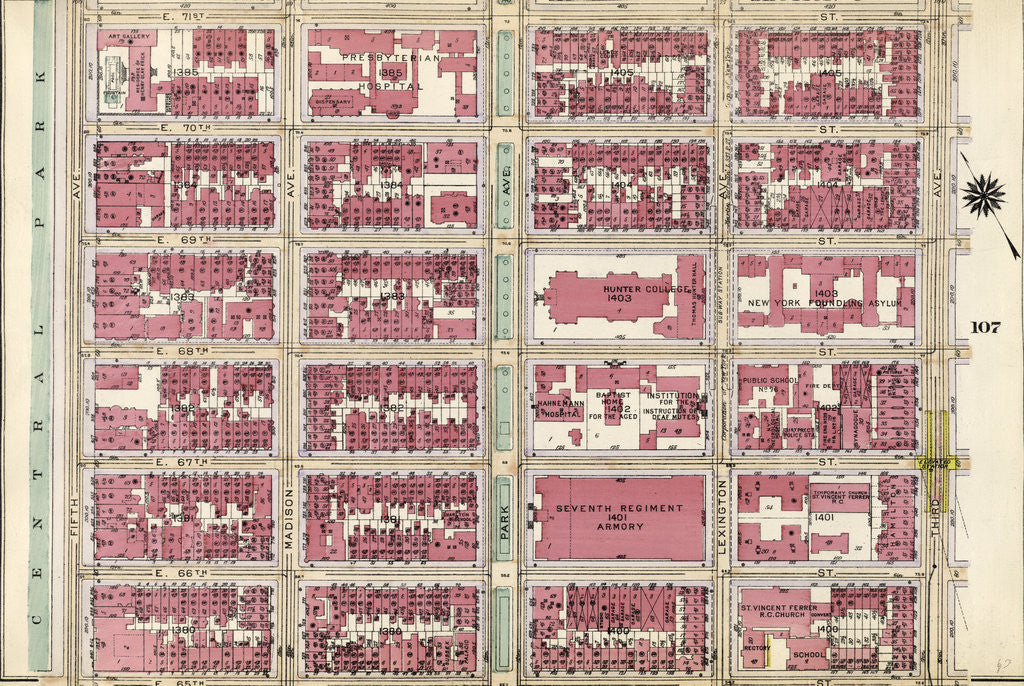 Detail of Part of Section 5: New York by Anonymous