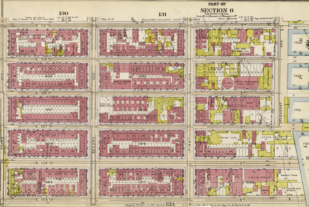 Detail of Part of Section 6: New York by Anonymous