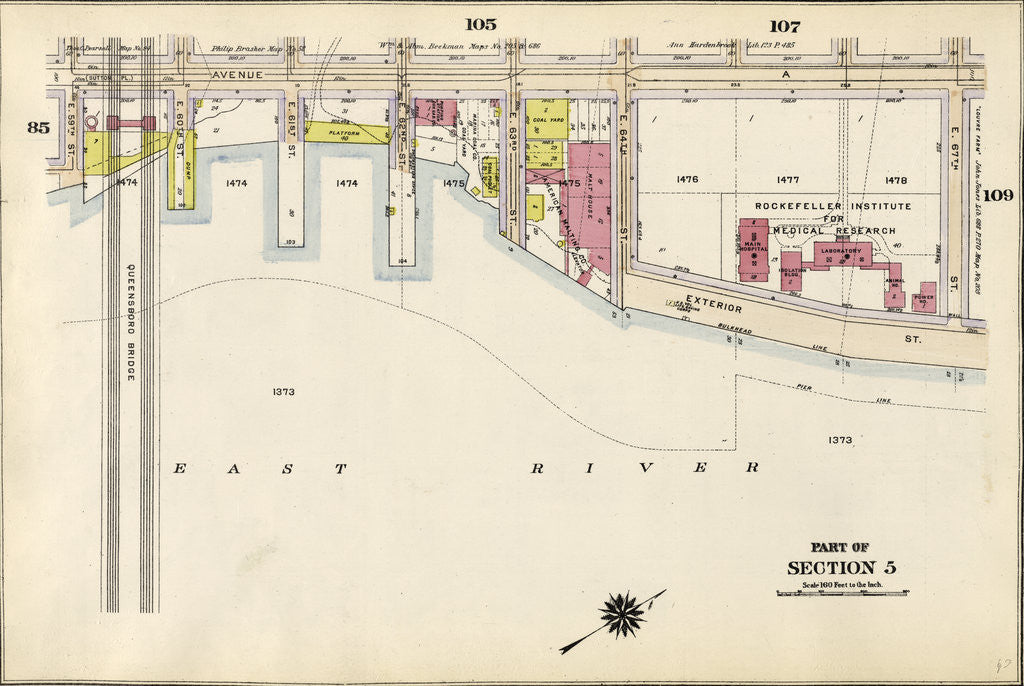 Detail of Part of Section 5: New York by Anonymous