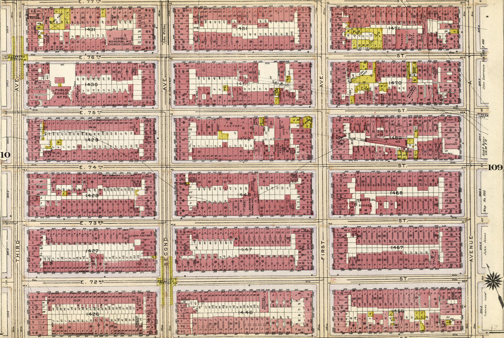 Detail of Part of Section 5: New York by Anonymous