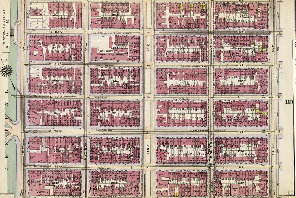 Detail of Part of Section 5: New York by Anonymous