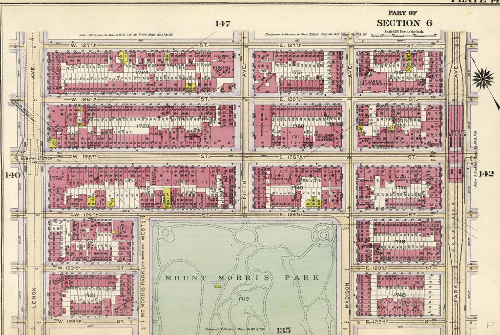 Detail of Part of Section 6: New York by Anonymous