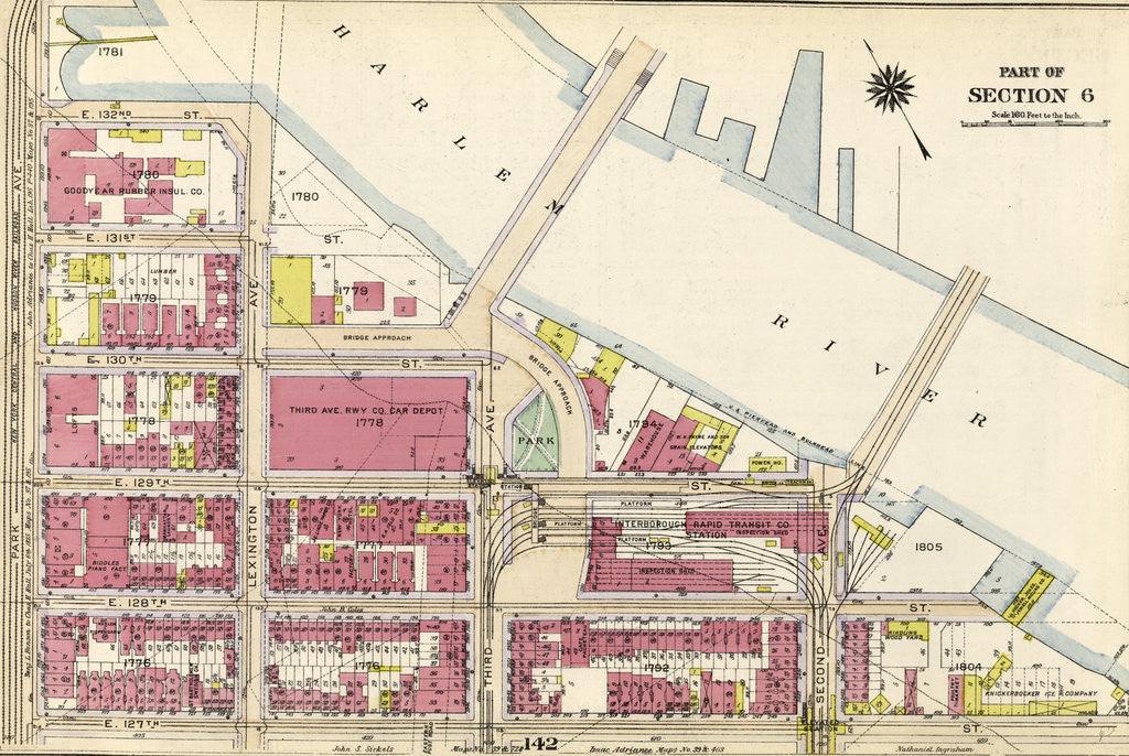 Detail of Part of Section 6: New York by Anonymous