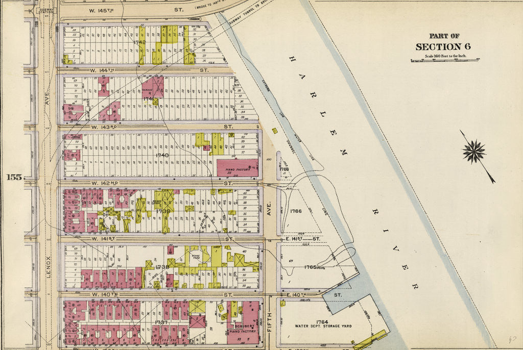 Detail of Part of Section 6: New York by Anonymous
