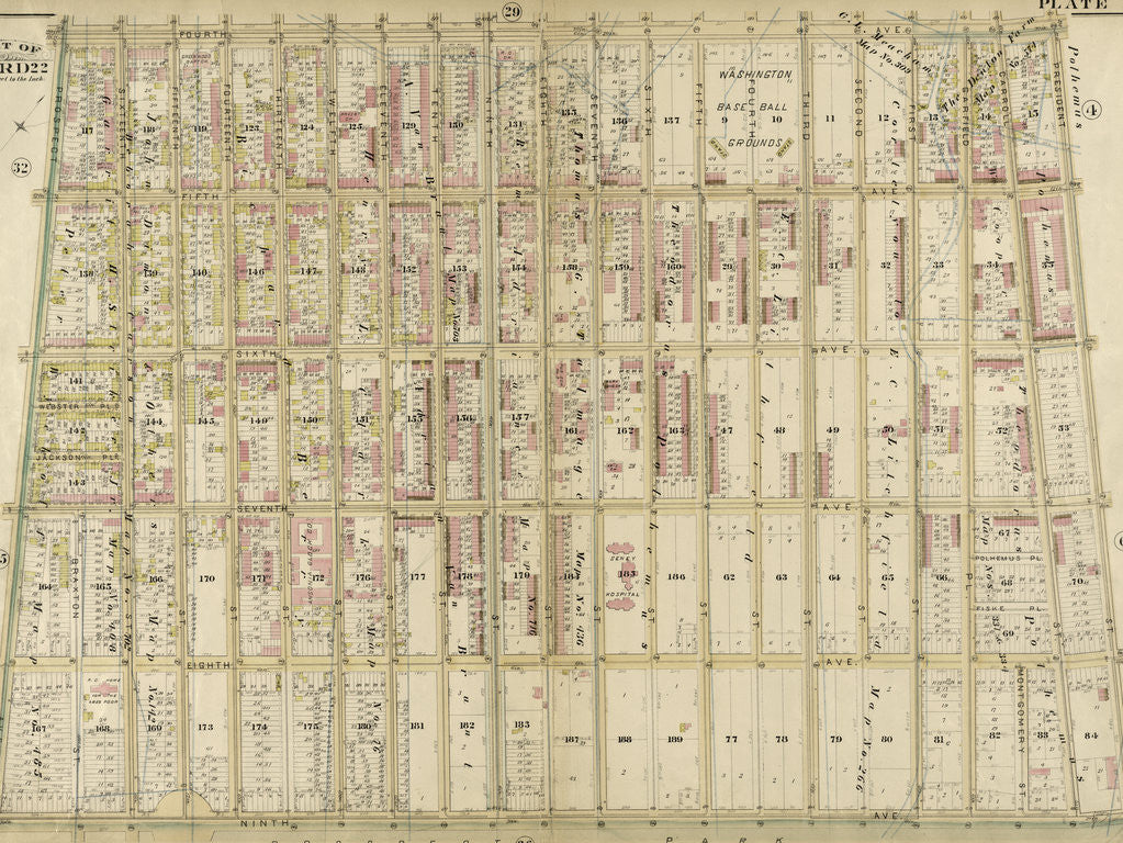 Detail of Part of Ward 22. Brooklyn, N.Y by Anonymous