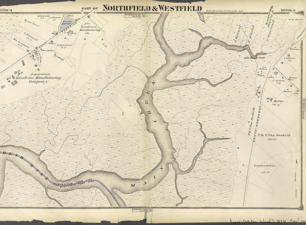 Detail of Section 14, New York by Anonymous