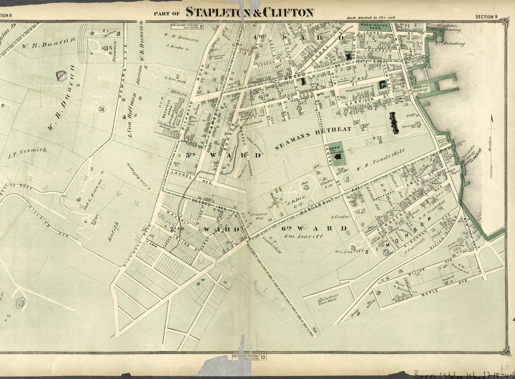 Detail of Section 9, New York by Anonymous