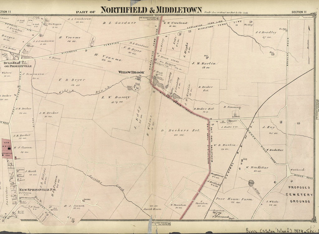 Detail of Section 11, New York by Anonymous