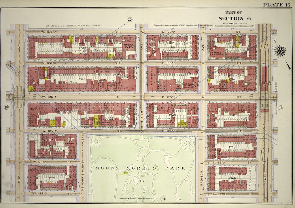 Detail of Part of Section 6, New York by Anonymous