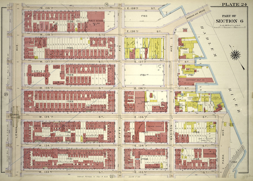 Detail of Part of Section 6, New York by Anonymous