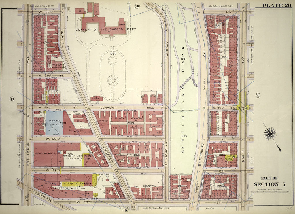 Detail of Part of Section 7, New York by Anonymous