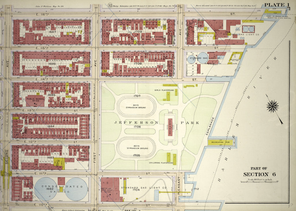 Detail of Part of Section 6, New York by Anonymous