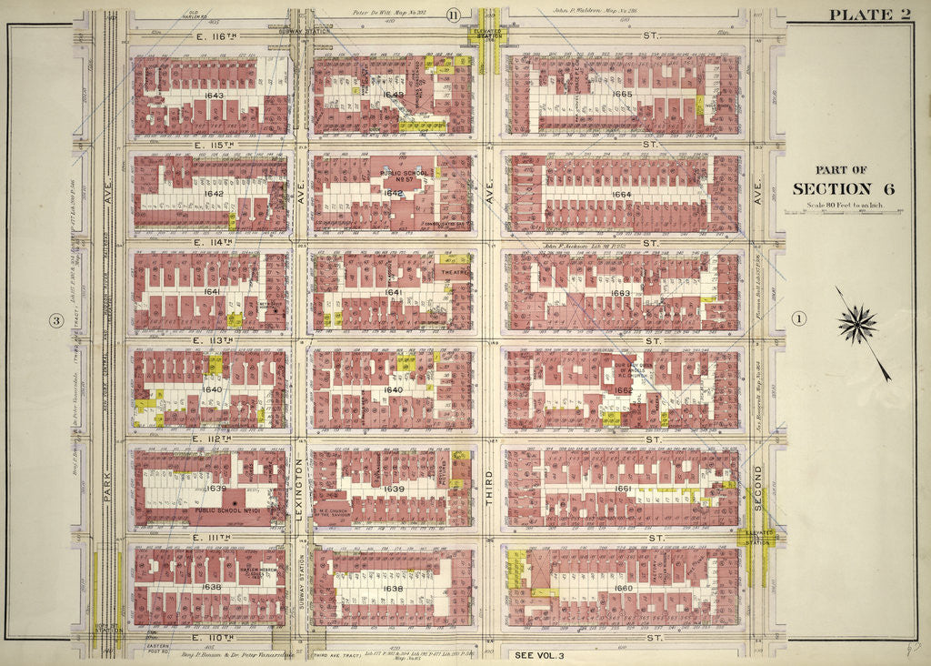 Detail of Part of Section 6, New York by Anonymous