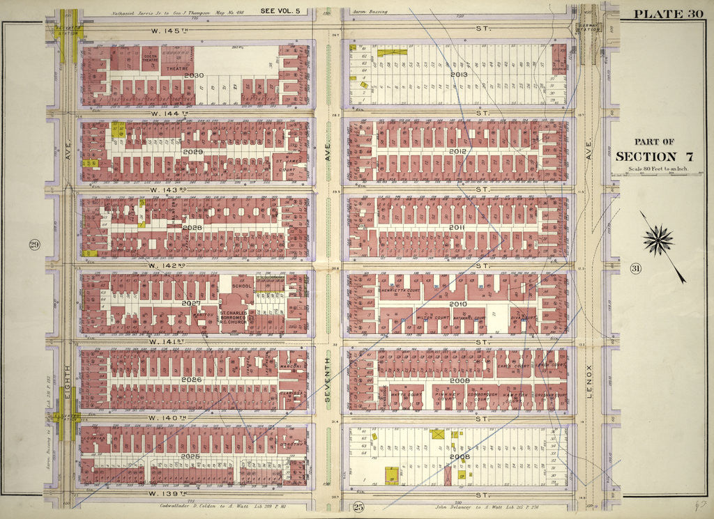 Detail of Part of Section 7, New York by Anonymous