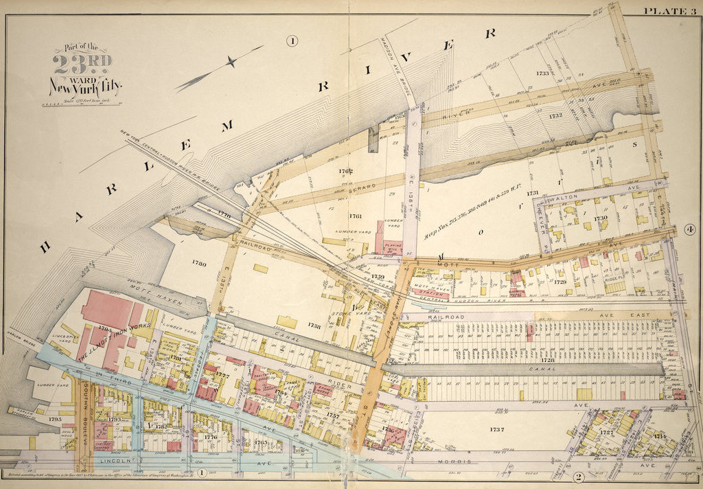 Detail of Part of the 23rd Ward, New York City by Anonymous