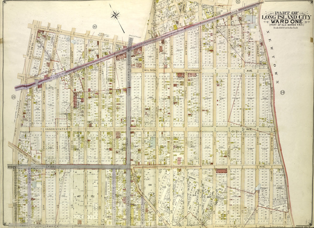 Detail of Map bounded by Woolsey Ave by Anonymous
