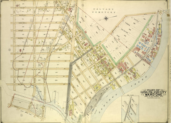 Map bounded by Van Pelt St., Greenpoint Ave., Hunters Point Ave ...