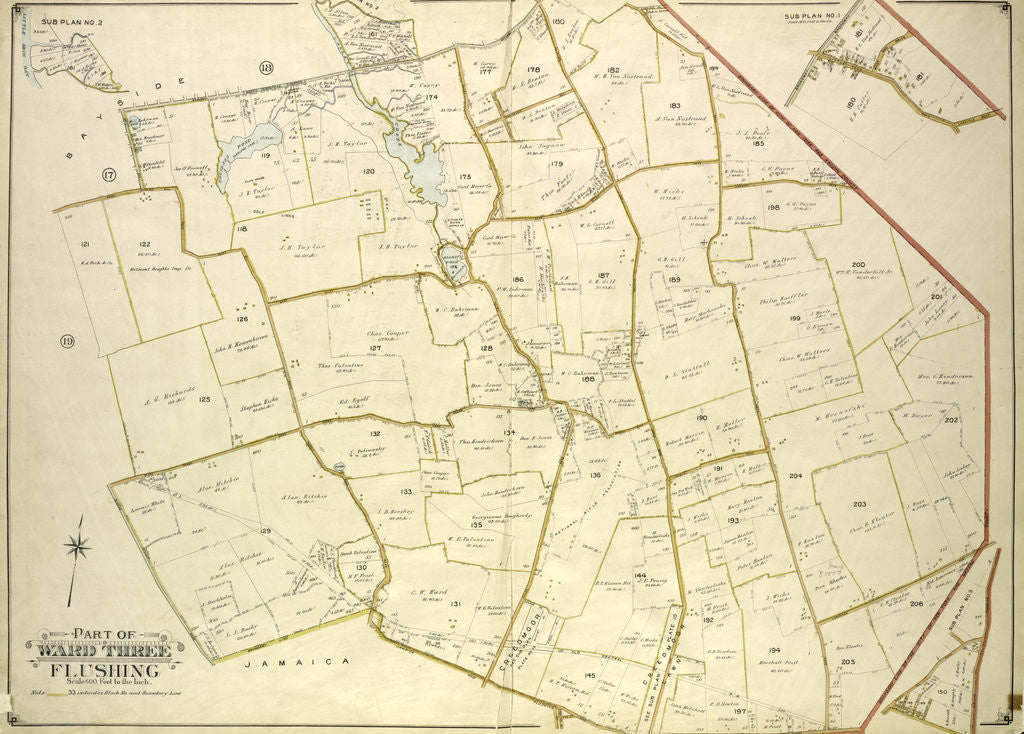 Detail of Map bounded by Little Neck Bay, New York by Anonymous