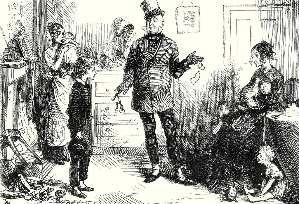 Detail of David Copperfield I Am Presented to Mrs. Micawber by Anonymous