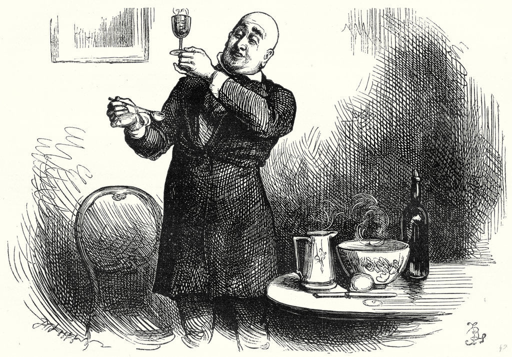 Detail of David Copperfield Mr. Micawber in His Element by Anonymous