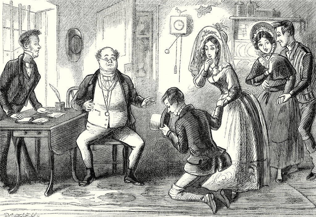 Detail of Pickwick Papers Mr. Pickwick Could Scarcely Believe the Evidence of His Own Senses by Anonymous