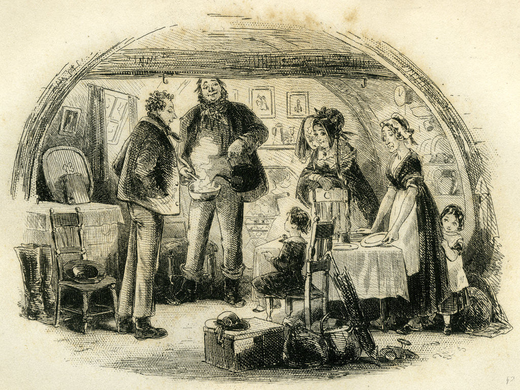 Detail of David Copperfield 'I Am Hospitably Received by Mr. Peggotty' by Anonymous