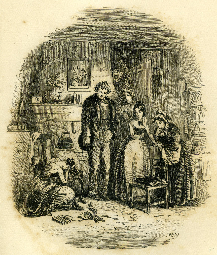 Detail of David Copperfield Martha by Anonymous
