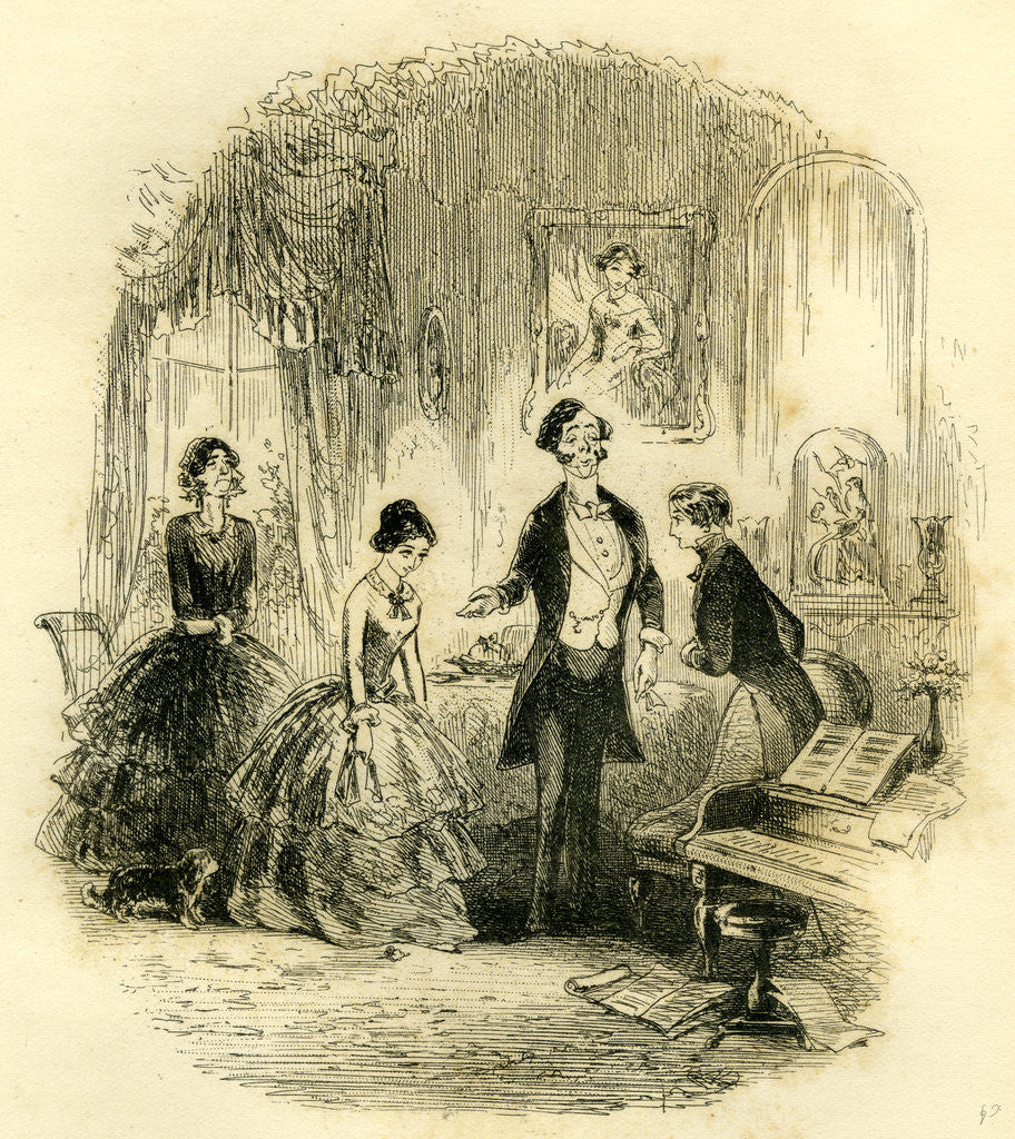 Detail of David Copperfield 'I Fall Into Captivity' by Anonymous