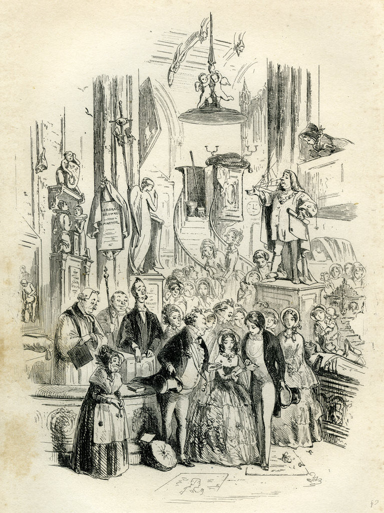 Detail of David Copperfield 'I Am Married' by Anonymous