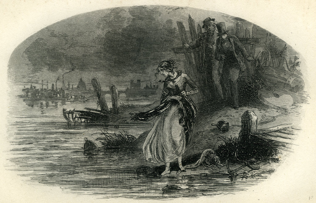 Detail of David Copperfield the River by Anonymous