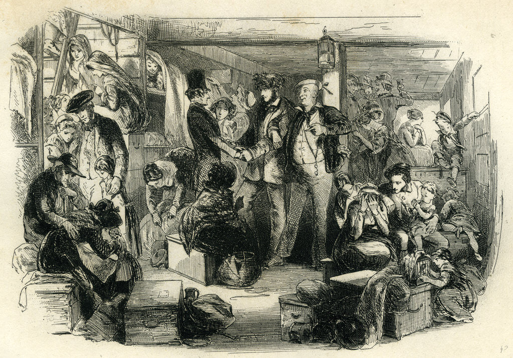 Detail of David Copperfield the Emigrants by Anonymous