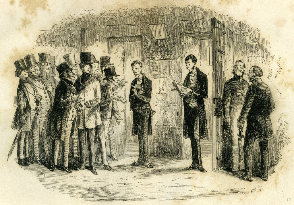 Detail of David Copperfield 'I Am Shown Two Interesting Penitents' by Anonymous