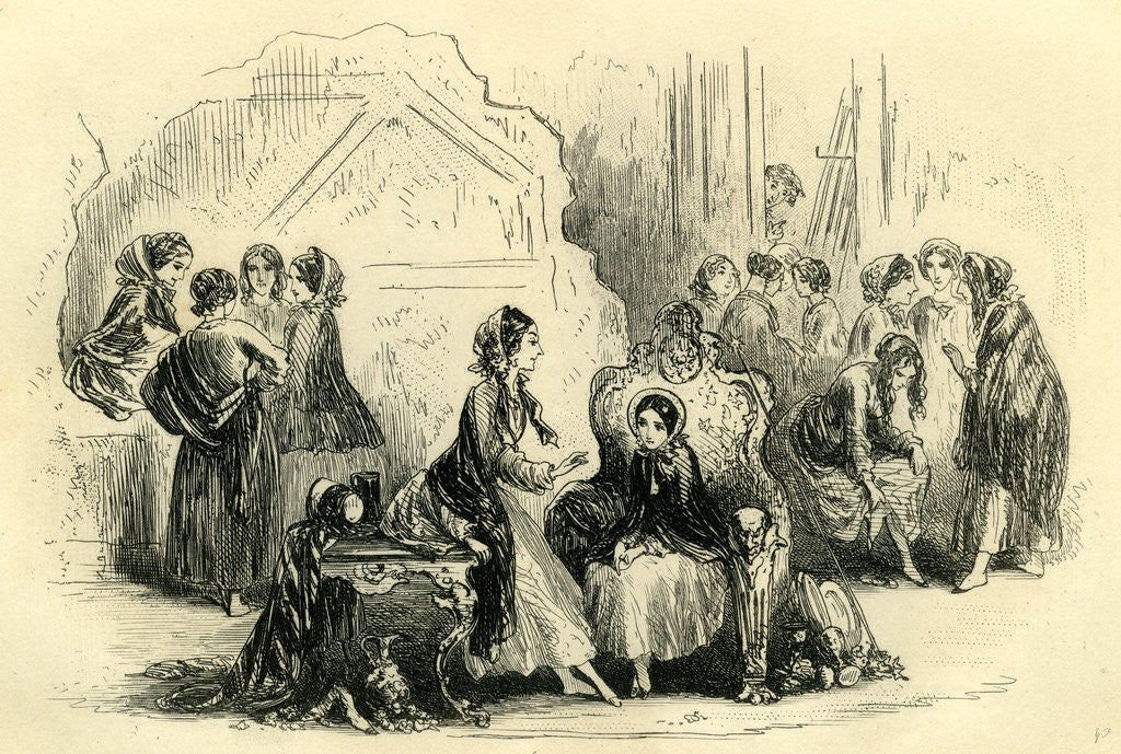 Detail of Little Dorrit Miss Dorrit and Little Dorrit by Anonymous