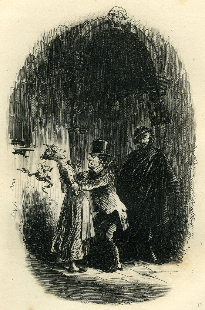 Detail of Little Dorrit Mr. Flintwinch Has a Mild Attack of Irritability by Anonymous