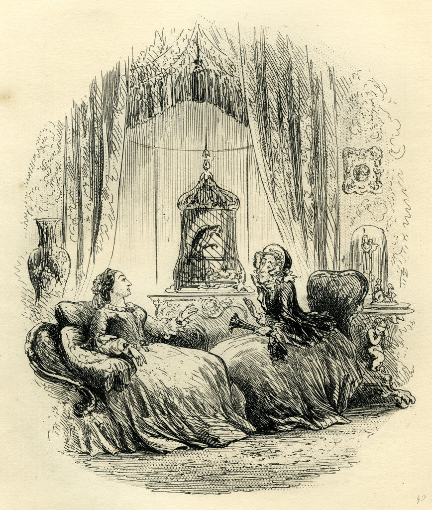 Detail of Little Dorrit Society Expresses Its Views on a Question of Marriage by Anonymous