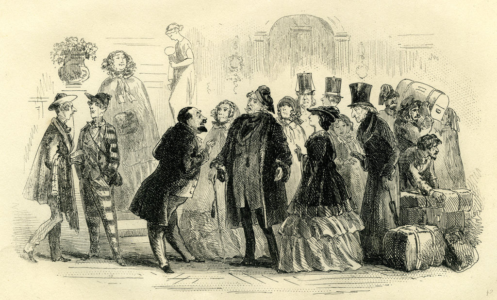 Detail of Little Dorrit the Family Dignity is Affronted by Anonymous