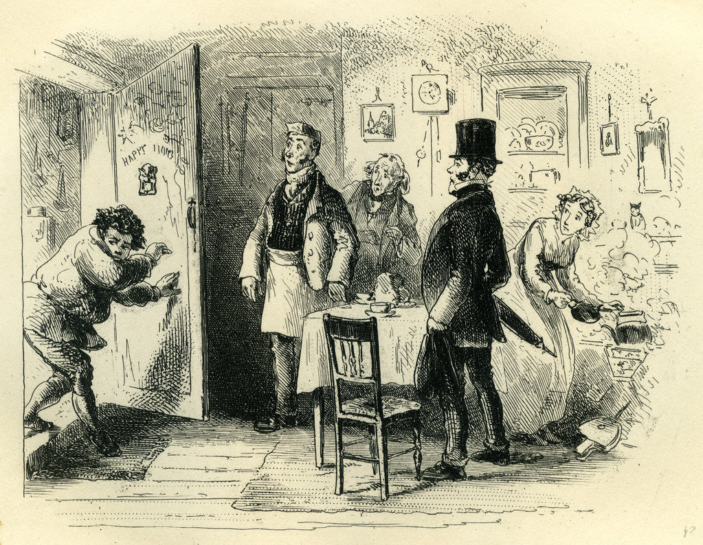 Detail of Little Dorrit Mr. Baptist is Supposed to Have Seen Something by Anonymous