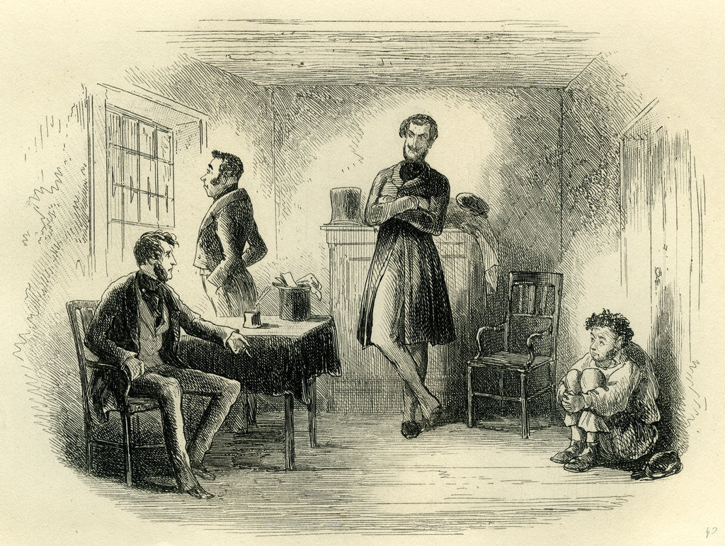 Detail of Little Dorrit in the Old Room by Anonymous
