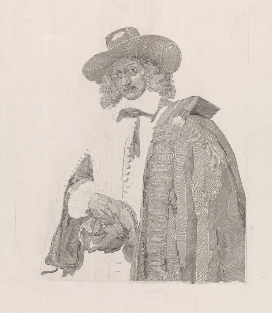 Detail of Portrait of Jan Six by Rembrandt Harmensz. van Rijn