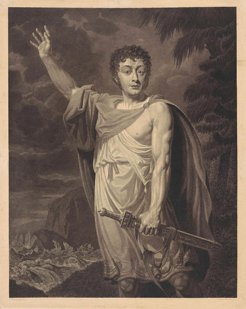 Detail of Portrait of Andrew Pike by Jan Kamphuysen