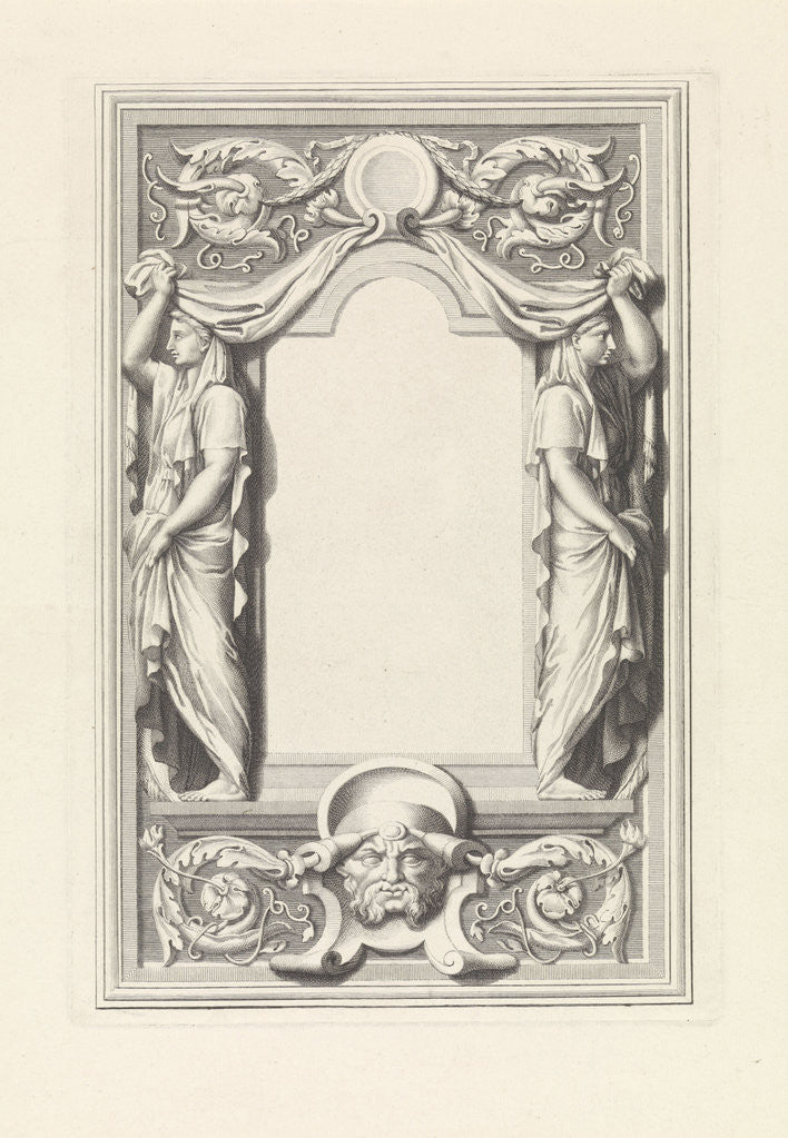 Detail of Ornamental frame for a title page by Bernard Picart