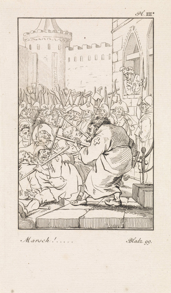 Detail of Army of farmers by François Bohn