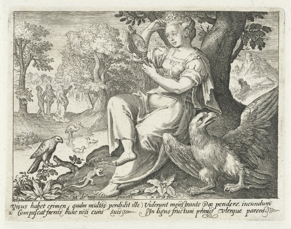 Detail of Sight by Nicolaes de Bruyn