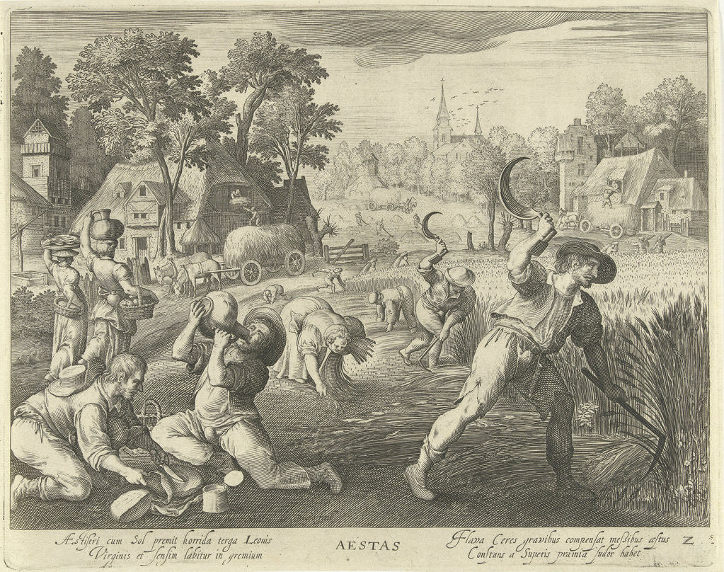 Detail of Summer by Francoys van Beusekom