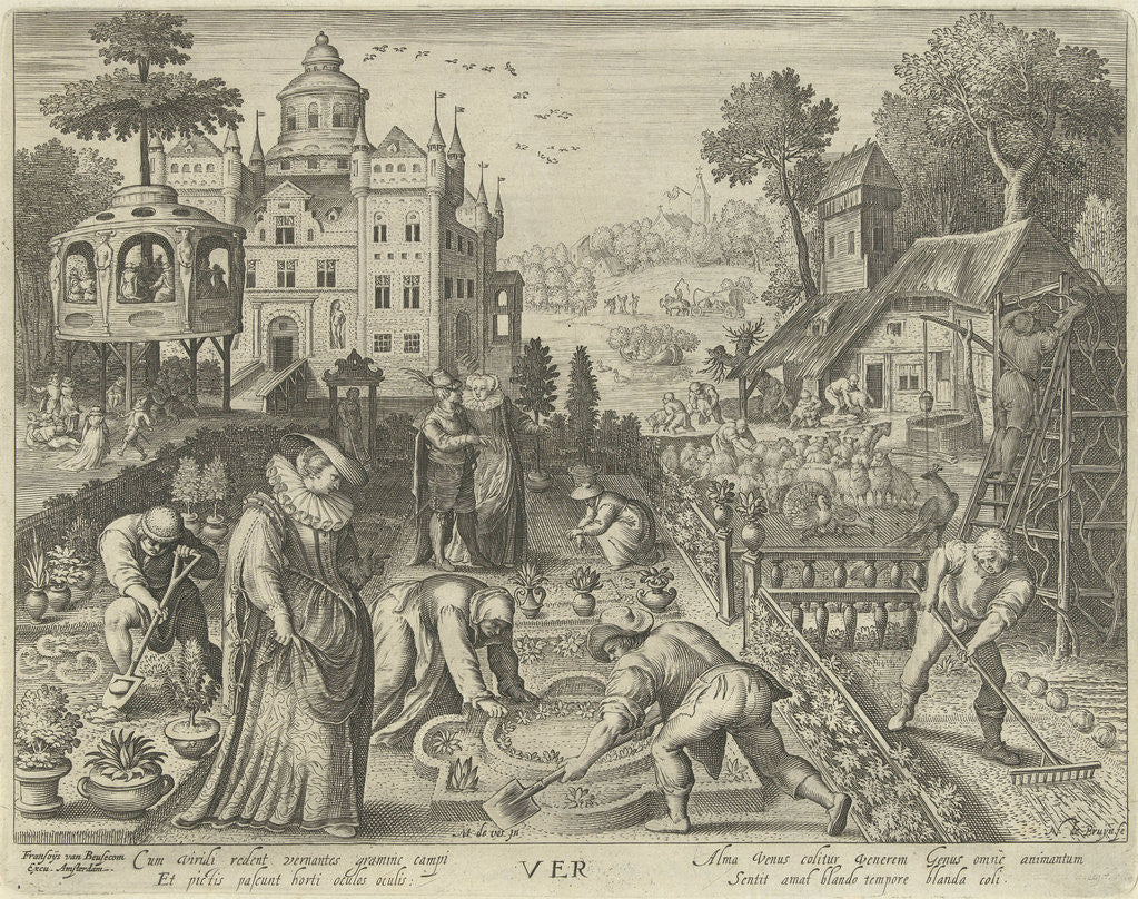 Detail of Spring by Francoys van Beusekom