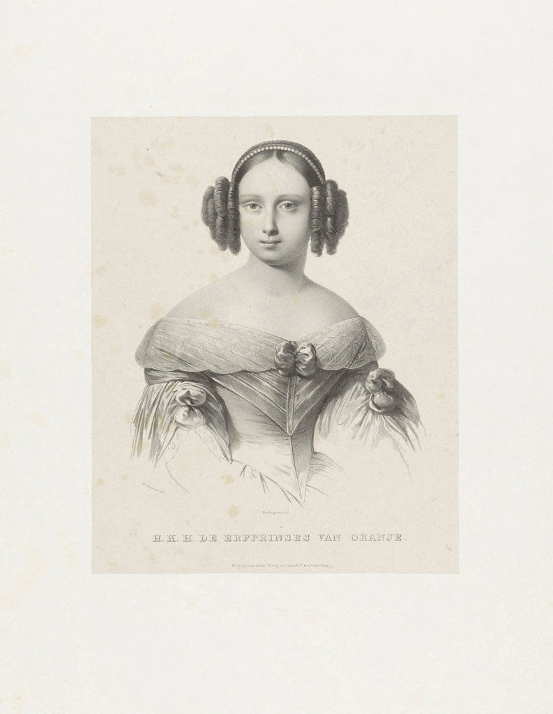 Detail of Portrait of Sophie of Wurttemberg by Desguerrois & Co.