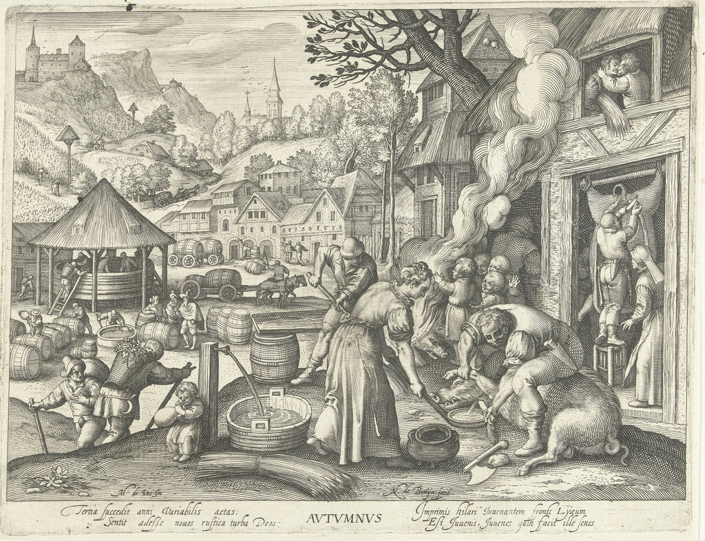 Detail of Autumn by Assuerus van Londerseel