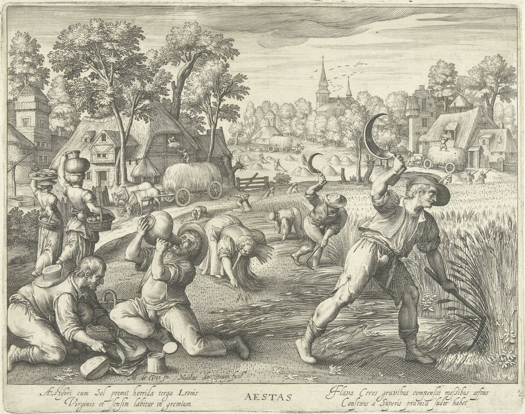 Detail of Summer by Assuerus van Londerseel