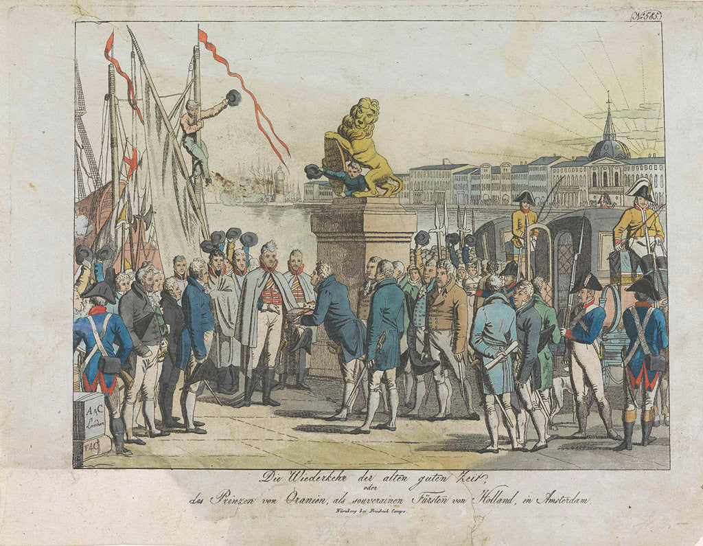 Detail of The Sovereign comes, Amsterdam by The Netherlands